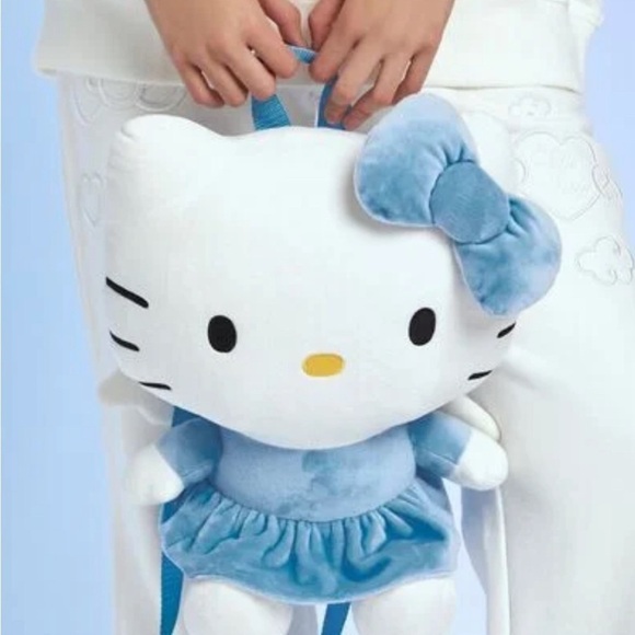 SANRIO HELLO KITTY BLUE/ WHITE BACKPACK‼️
